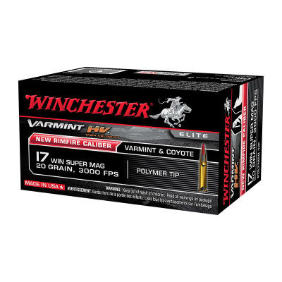 Winchester .17 Win Super Mag 20gr 50pack