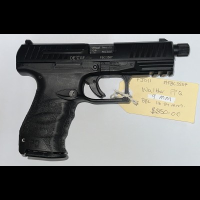 Walther PPQ 9MM FJ011 FBC35557 NFID F00017602