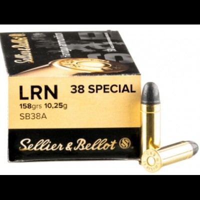 Sellier & Bellot 158GR LRN 38 Special