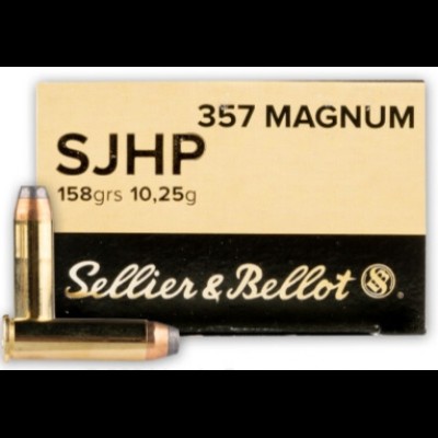 Sellier & Bellot 357 mag 158GR SJHP